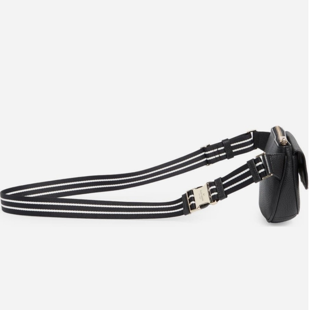 Kate Spade New York Black Leather Belt Bag - Picture 7 of 9